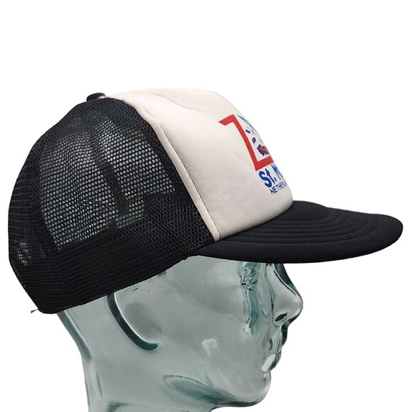 Vintage St. Maarten Netherlands Antilles Trucker Cap Snapback Mesh Hat - Picture 4 of 12